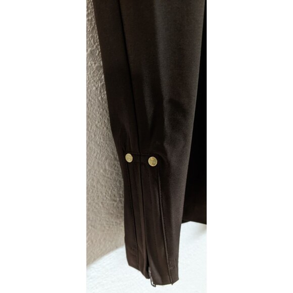 Women's CHICO'S ZENERGY Brown Poly/Spandex Athletic Casual Pants 2 Short 10/12 - Picture 4 of 11